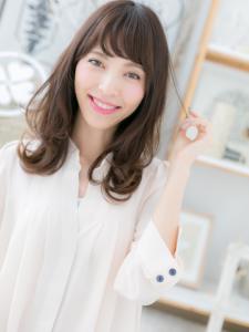 斜めバングのくせ毛風MIXカール　エアリーウェーブ - mod's hair【モッズヘア】越谷/越谷西口店掲載