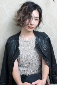 【3Dカラー】グラデーション2セクションBOB - a Gland 梅田本店掲載