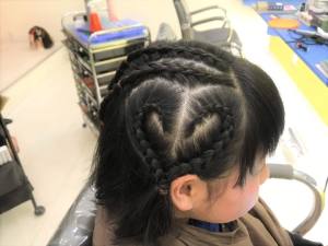 編み込み　ハート - RULeR Hair Dressing掲載