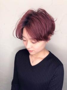 【151e　戸塚】*ハンサムショート+Wカラーピンクレッド - 151e_戸塚掲載