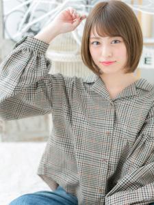 ナチュラル可愛い♪小顔サラツヤ前下がりボブ　ふんわりボブ - mod's hair 上尾【モッズヘア】上尾西口店掲載