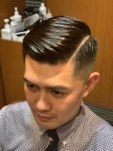 メンズカット ポンパドール フェード - ヘアーモードキクチ 銀座店掲載