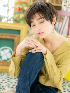くせ毛風ニュアンスショートで洗練★大人ボーイッシュショート - COVER HAIR & SPA bliss【カバーヘア アンド スパ ブリス】浦和/浦和西口店掲載