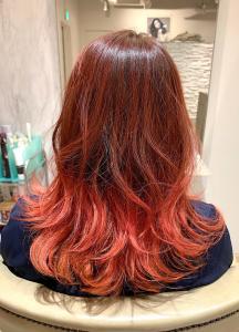 夏を先取り！赤系のカラフルグラデーションカラー - Hair&Make OPSIS掲載