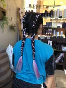 エクステを編み込んだボクサーブレイズ - EMU international 春日部本店掲載