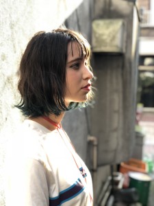 裾カラーブルーグリーン - FENICE on the beach 高崎掲載