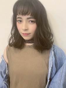 【山田】厚めバング無造作カールふわミディy24 - Maria by AFLOAT掲載