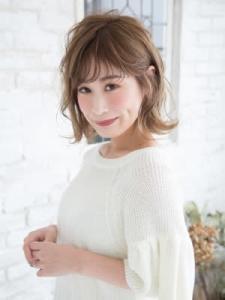 ハイトーンウェーブミディ - HAIR WORKS bona. ウニクス店掲載