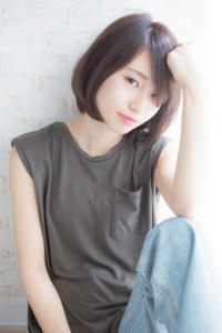 フェアリーな小顔バランスひし形ショートボブ - Ve-nus 倉敷店掲載