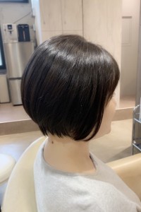 前下がりショートボブ - Hair&Make OPSIS掲載
