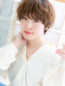 大人かわいい＊くせ毛風小顔マッシュショート　エアリーウェーブ - mod's hair【モッズヘア】上尾/上尾西口店掲載