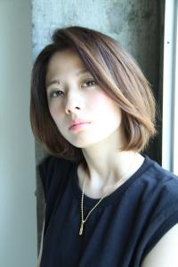 前髪長めのまとまるボブスタイル - endoa掲載