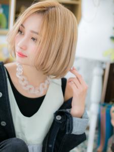 外国人風カラー★印象やわらかAラインボブ　ボリュームカール - COVER HAIR bliss 大宮西口店【カバー ヘア ブリス】掲載