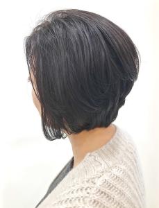 【大人ショートボブ】 - hair therapy sara 荒井店掲載