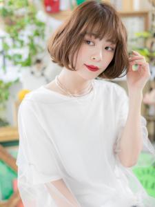前下がり＆くせ毛風カールのエアリーボブ　キュートボブ - COVER HAIR & SPA bliss 浦和西口店【カバー ヘア アンド スパ ブリス】掲載
