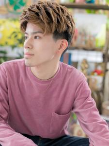 男らしさUP！刈り上げ×ワイルドアップバングニュアンスカール - COVER HAIR bliss 川口東口駅前店【カバー ヘア ブリス】掲載