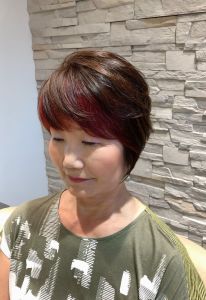ビビットカラーを活かすアシメスタイル - Hair&Make OPSIS掲載