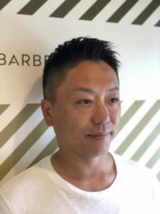 40代メンズ 爽やかベリーショートスタイル - バーバーバー中野掲載