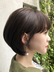 奥行きのあるグラボブ - Que hair掲載