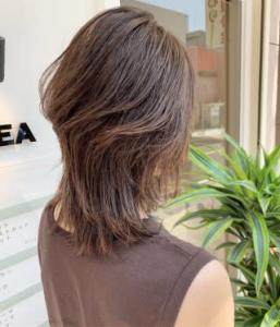 50代ミセス×明るい白髪染め×ウルフ風 - ＣＲＥＡ能見台掲載