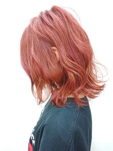 艶チェリーレッドカラー　ワンブリーチ　MATSUDA - HAIR DERA'S 銀座中央通り店【デラ】掲載