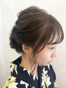 浴衣ヘアアレンジ【見附】【長岡】 - Accueillir Pur hair掲載