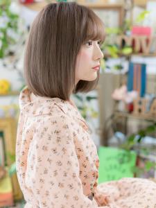 斜めバング♪Iラインストレートボブ　小顔 - COVER HAIR bliss 上尾西口店掲載