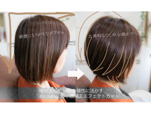 40代からの弱点を個性に活かす小顔エフェクトカット - coco.ange掲載