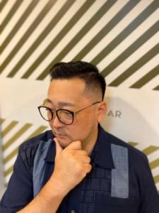 40代メンズ　BARBERスタイル - バーバーバー中野掲載