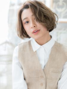 外国人風カラー×くせ毛風カールゆるかわボブ　ルーズ - mod's hair【モッズヘア】越谷/越谷西口店掲載