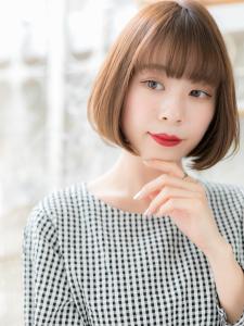 大人モード小顔クールな前下がりボブ　大人かわいい - mod's hair【モッズヘア】上尾/上尾西口店掲載