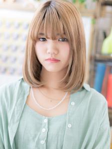 透け感ハイトーンカラーで外国人風☆前下がり切りっぱなしボブ - COVER HAIR & SPA bliss 浦和西口店【カバー ヘア アンド スパ ブリス】掲載