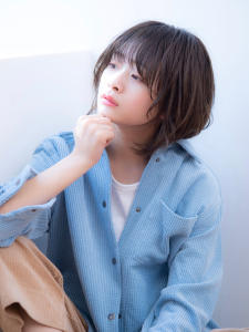 抜け感シースルーボブ - CLAN掲載