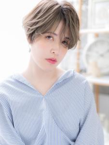 外国人風アシンメトリーハンサムショート　マニッシュショート - mod's hair【モッズヘア】上尾/上尾西口店掲載
