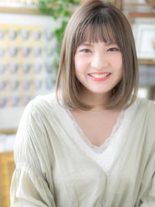 シースルーバング×グラデーションカラーツヤボブ　個性的 - COVER HAIR & SPA bliss 浦和西口店【カバー ヘア アンド スパ ブリス】掲載