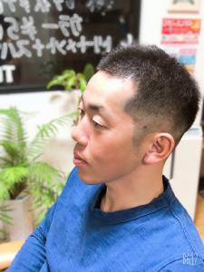 メンズ　フェードカット　おしゃれボウズスタイル　 - hair&relax bud bloom掲載