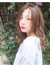 大人かわいいゆるふわ愛され髪◎ヌーディーベージュ【神田英樹】 - 半個室型美容室 Sourire 博多店掲載