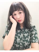 イルミナアッシュグレー×外ハネミディアム - 半個室型美容室 Sourire 博多店掲載