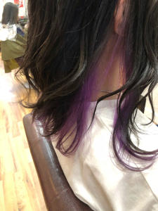 ネイビーインナーカラー - hair studio Romeo掲載