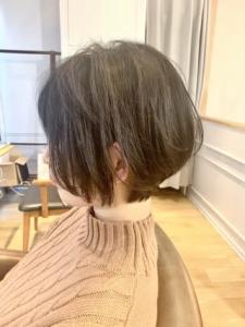 頭の形が綺麗前下がり丸みナチュラルショートボブ　20代30代 - Neolive aim 横浜店掲載
