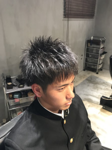ショートレイヤースタイル - Men's Hair SPICE 駅前店掲載