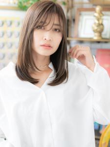 大人かわいい＊斜めバングツヤワンカール　ブランジュ - COVER HAIR & SPA bliss【カバーヘア アンド スパ ブリス】浦和/浦和西口店掲載