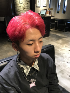 センターパートレッド - Men's Hair SPICE 駅前店掲載