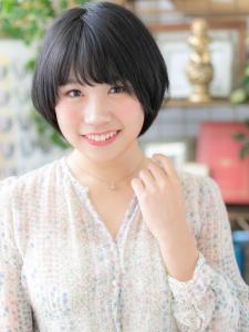 黒髪がGOOD！ナチュラルマッシュショート 　ダブルバング - COVER HAIR bliss 戸田公園西口店掲載