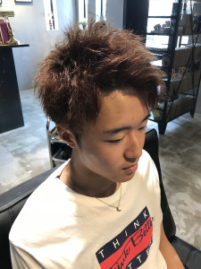 ツイストアップバング - Men's Hair SPICE 駅前店掲載