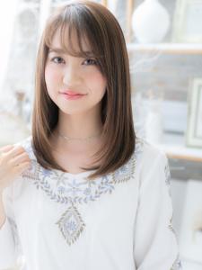 ハイライトがアクセント！外国人風ナチュストレート　ブランジュ - mod's hair【モッズヘア】上尾/上尾西口店掲載