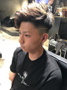 二段刈り上げライン - Men's Hair SPICE 駅前店掲載
