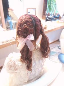 片っぽハートのツインテ - ヘアセットサロンLaLa rOomo STUDIO掲載