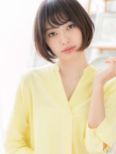 黒髪ツヤ感透明感★小顔前下がりボブ　大人かわいい - mod's hair【モッズヘア】越谷/越谷西口店掲載