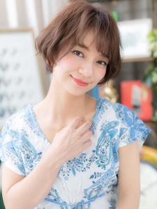 目力UPの斜めバング★くせ毛風前下がりボブ　小顔 - COVER HAIR bliss【カバーヘア ブリス】北浦和/北浦和西口店掲載